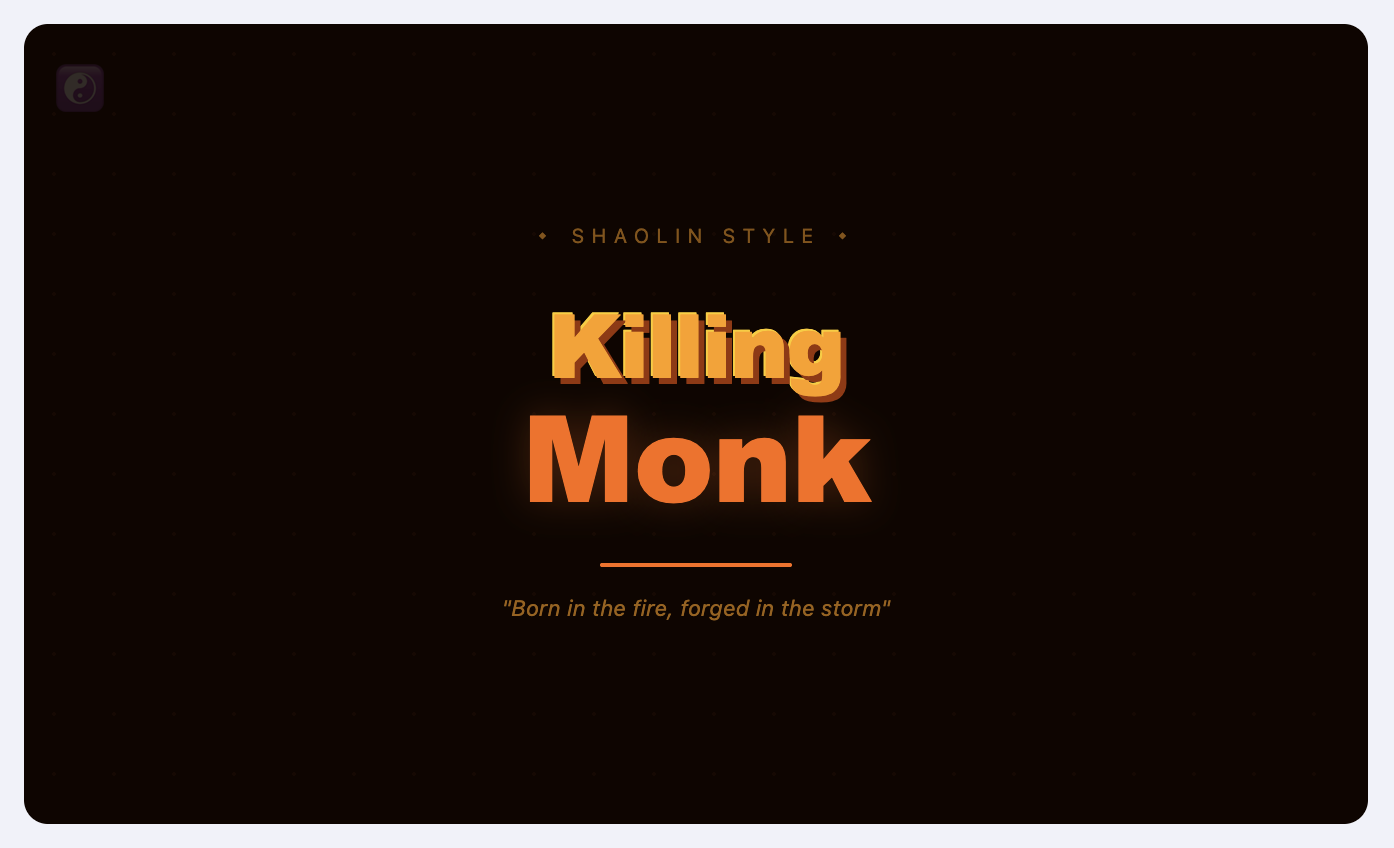 Wu-Tang Name Generator Interface